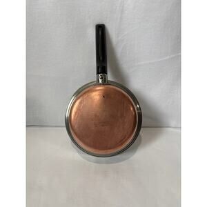 Ekcoware Vintage 7” StainlessSteel Thick Copper Bottom 3510 NO LID made in USA